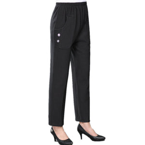 Winter Warm High Waist Casual Velvet Trousers,  Women pants Plus Size