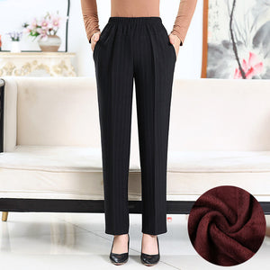 Winter Warm Casual Velvet pants, Ladies Trousers , Women Pants