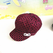 Load image into Gallery viewer, Women&#39;s visor plaid cotton hats for spring &amp; summer
