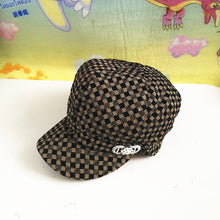 Load image into Gallery viewer, Women&#39;s visor plaid cotton hats for spring &amp; summer
