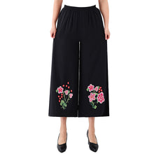 Load image into Gallery viewer, Women&#39;s Casual Floral Print Yoga  Wide-leg loose ankle Pants
