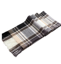 Load image into Gallery viewer, Pashmina Winter warm plaid  scarves Tartan  Wrap Shawl for Women
