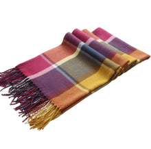 Load image into Gallery viewer, Winter scarves， Pashmina scarves , Plaid scarves, Korean style scarves
