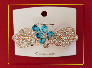 Colorful hairpin, Bling Bling hairpin, Rhinestones clip,