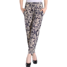 Load image into Gallery viewer, Women&#39;s Casual Boho Floral Print Yoga  Harem Lantern Pants ankle Pants
