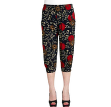 Load image into Gallery viewer, Women&#39;s Casual Boho Floral Print Yoga  Harem Lantern Capri loose Pants
