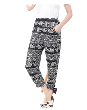 Load image into Gallery viewer, Women&#39;s Casual Boho Floral Print Yoga  Harem Lantern Pants ankle Pants
