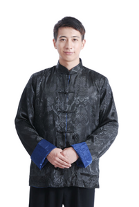 Vestes unisexes de Kung Fu, vêtements à deux côtés, arts martiaux, Tai Chi avec deux poches