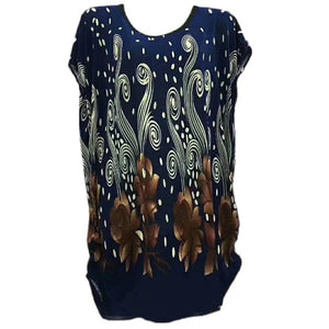 Women's Casual Short Sleeve Tunic Tops Loose Comfort Summer T-Shirt Blouse