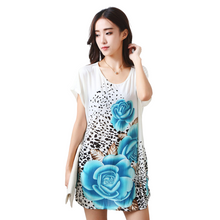 Load image into Gallery viewer, Women&#39;s Casual Short Sleeve Tunic Tops Loose Comfort Summer T-Shirt Blouse
