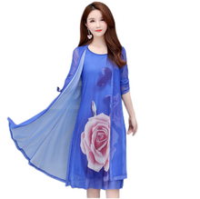 Load image into Gallery viewer, Fashion Cardigan, fashion dress, two pieces dresses
