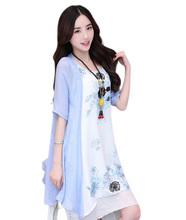 Load image into Gallery viewer, Fashion Dress, Cotton linen, Two piece dress
