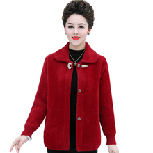 Load image into Gallery viewer, Women&#39;s long sleeve Lapel Fuzzy Fleece long sleeve  Cardigan Warm Jacket Coat
