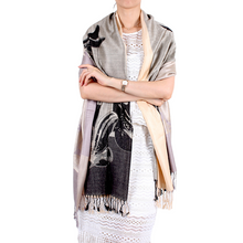 Load image into Gallery viewer, Cotton printed  lightweight floral pattern Pashmina/Shawl/Wrap/Stole
