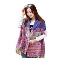 Load image into Gallery viewer, Women winter thickening Scarves, big shawl, little bee pattern Shawl
