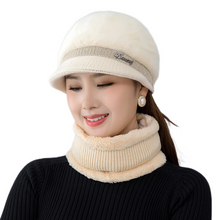 Load image into Gallery viewer, Winter knitting bucket  hats fuzzy fleece warm casual fisherman&#39;s cap
