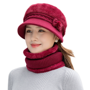 Winter knitting bucket  hats fuzzy fleece warm casual fisherman's cap