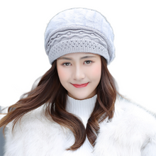 Load image into Gallery viewer, Women&#39;s Winter solid Warm Knit beanie Hat  knitted casual ski beret caps
