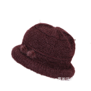 Chapeaux chauds en polaire pour seau d'hiver pour femmes 