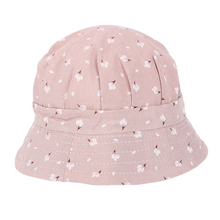 Load image into Gallery viewer, Women&#39;s  floral Flat Top Breathable  Hats  Bucket Hat Bordered  cotton Cap
