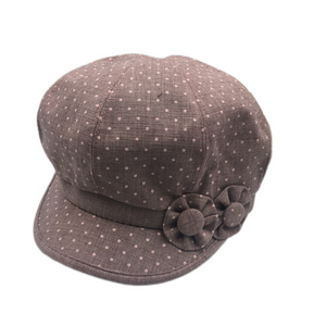 Women's visor Floral Hats Adjustable Causal caps in cotton