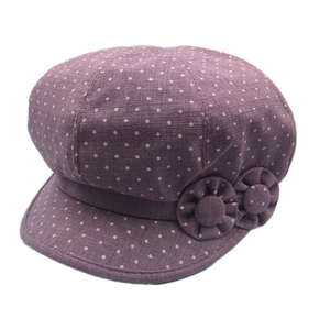 Women's visor Floral Hats Adjustable Causal caps in cotton