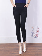 Load image into Gallery viewer, Autumn Winter  Leggings, Thick Warm Pants , Plus Velvet Pants,  Vintage Flowers Trousers
