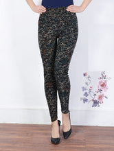 Load image into Gallery viewer, Autumn Winter  Leggings, Thick Warm Pants , Plus Velvet Pants,  Vintage Flowers Trousers
