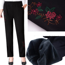 Load image into Gallery viewer, Casual Velvet  Trousers , Women winter Pants, Plus Size warm pants
