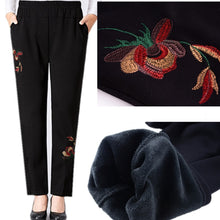 Load image into Gallery viewer, Casual Velvet  Trousers , Women winter Pants, Plus Size warm pants
