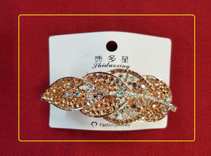 Rhinestone hairpin, shiny hair clip,