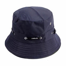 Load image into Gallery viewer, Unsex Print Cotton Packable Summer Travel Bucket Beach Sun Hat
