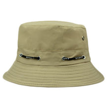 Load image into Gallery viewer, Unsex Print Cotton Packable Summer Travel Bucket Beach Sun Hat
