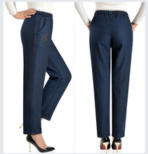 Load image into Gallery viewer, Women Winter Warm pants, Velvet Thick  Jeans , Plus Size pants
