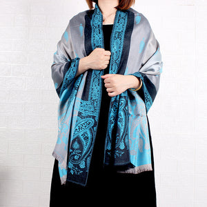 Women‘s silky  Paisley pattern Pashmina Scarves Shawl/Wrap/Stole