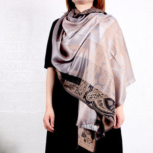 Women‘s silky  Paisley pattern Pashmina Scarves Shawl/Wrap/Stole