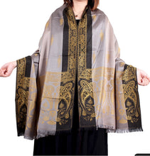 Load image into Gallery viewer, Women‘s silky  Paisley pattern Pashmina Scarves Shawl/Wrap/Stole
