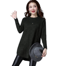 Load image into Gallery viewer, Women&#39;s Long Sleeve Crewneck  Sweater for legging Chunky Cable knit pullover
