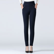 Load image into Gallery viewer, Women warm  plus velvet leggings Elastic pants, Winter pants, Casual pants
