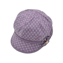 Load image into Gallery viewer, Women&#39;s visor Floral Hats Adjustable Causal caps in cotton
