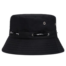 Load image into Gallery viewer, Unisex Sun Hats Flat Top Breathable Bucket Bordered  cotton adjustable Caps
