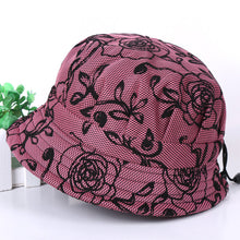 Load image into Gallery viewer, Print Cotton Packable Summer Travel Bucket Beach Sun Hat
