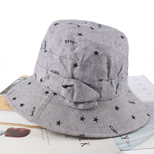 Load image into Gallery viewer, Women&#39;s  Sun Hats Cotton Bucket Wide Brim caps Beach Vacation Travel Accessories
