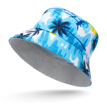 Load image into Gallery viewer, Two-side  Sun Hats Cotton Bucket Wide Brim caps Beach Vacation Travel Accessories
