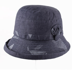 Women's  Sun Hats Cotton Bucket Wide Brim caps Beach Vacation Travel Accessories