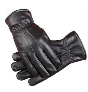 Unisex Elegant Warm  Touch Screen  faux  leather(PU) Gloves