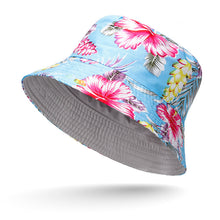 Load image into Gallery viewer, Two-side  Sun Hats Cotton Bucket Wide Brim caps Beach Vacation Travel Accessories
