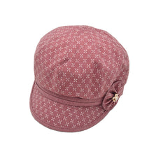 Load image into Gallery viewer, Women&#39;s visor Floral Hats Adjustable Causal caps in cotton
