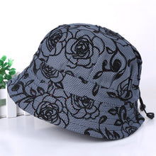 Load image into Gallery viewer, Print Cotton Packable Summer Travel Bucket Beach Sun Hat
