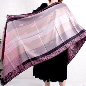 Women‘s silky  Paisley pattern Pashmina Scarves Shawl/Wrap/Stole